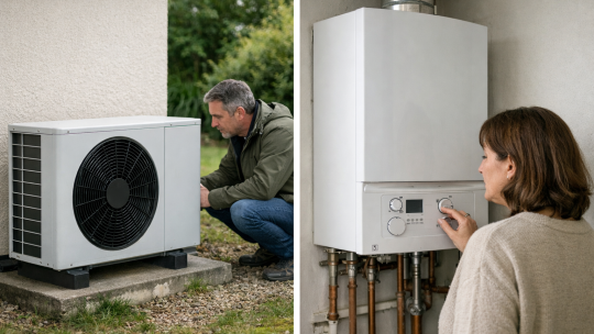 Quel chauffage choisir entre pompe à chaleur et chaudière gaz ?